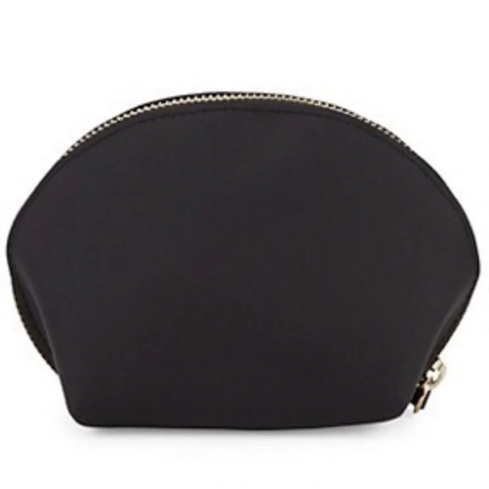 Lodis Domed Black Leather Pouch